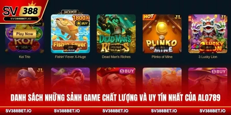 Sảnh cá cược thể thao chất lượng và uy tín nhất trên ALO789